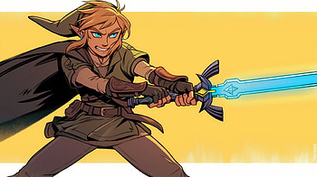 : Link and the Master Sword in The Legend of Zelda, video game, The Legend of Zelda, Link, Master Sword HD wallpaper