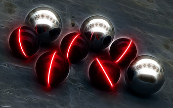 Abstract, Shine, Light, Brilliance, Form, Balls HD wallpaper