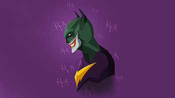Joker X Batman Minimal , joker, batman, superheroes, minimalism, minimalist, artist, artwork, digital-art HD wallpaper