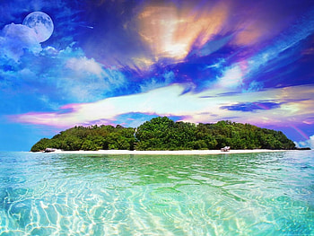 Island, 3d, islands HD wallpaper
