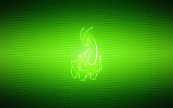 Vector, Pokemon, Pokémon, Green Background, Meganium HD wallpaper