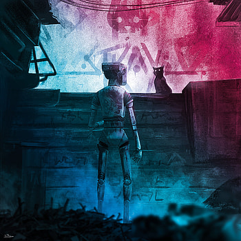 Companion, Stray (Game) HD phone wallpaper