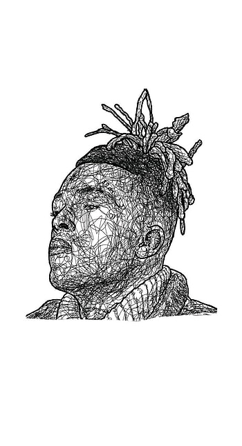x*xtentacion draw, rap, music HD phone wallpaper