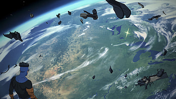 Mark Grayson Over Earth — Invincible, TV Show, Invincible, Mark Grayson, Earth HD wallpaper