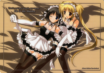 He is my master, izumi, cute, misaki, mymaster HD wallpaper