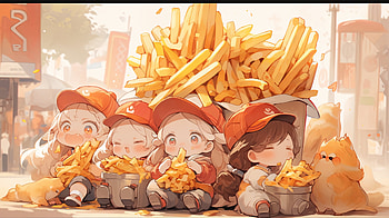 Crispy French Fries Fiesta, food, french fries HD wallpaper