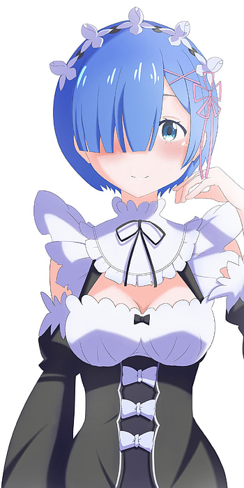 Rem — Blue Maid | Re:Zero | Short-Haired Rem, maid, Rem (Re:ZERO), blue eyes, blue hair, short hair, Anime, Re:Zero - Starting Life in Another World HD phone wallpaper