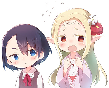 Koito Koganei & Elda, Anime HD wallpaper