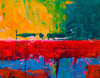Paint drips, canvas art HD wallpaper
