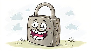 Smiling Lock: Secure Your World with a Smile, lock HD wallpaper
