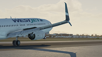 WestJet, X Plane 11, Flight simulator, Aviation HD wallpaper