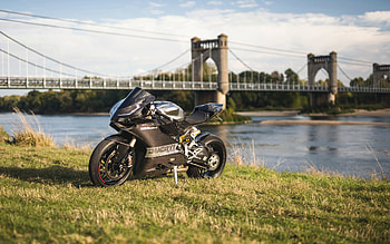 Ducati 1199 Panigale, exterior, black carbon fiber Ducati 1199, Italian sportbikes, Ducati HD wallpaper