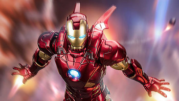 Iron Man Powerful Flight, iron-man, superheroes, artist, artwork, digital-art HD wallpaper