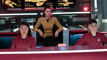 Rebecca Romijn Una Chin-Riley Star Trek Strange New Worlds HD wallpaper