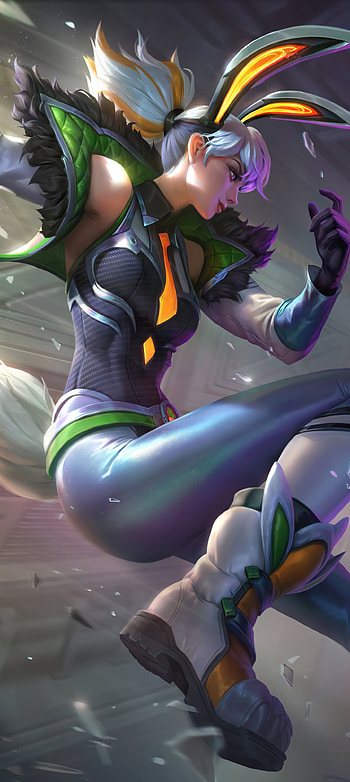 BATTLE BUNNY PRIME RIVEN, video game, League Of Legends HD phone wallpaper