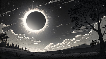 Captivating Solar Eclipse in Ultra, solar eclipse, moon, eclipse, Night Sky, nature HD wallpaper