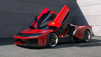 Stunning Ferrari F80: A Ultra Experience, vehicle, Ferrari, ferrari f80 HD wallpaper
