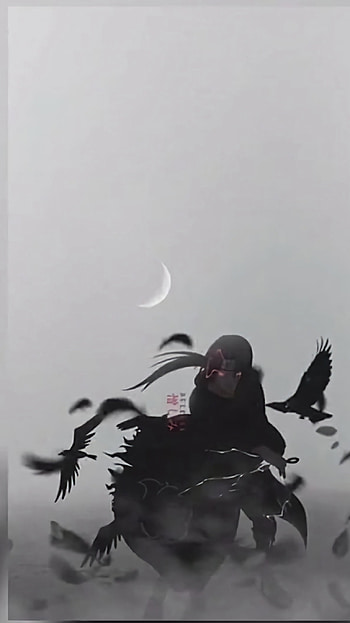 Itachi, naruto, crow, anime HD phone wallpaper