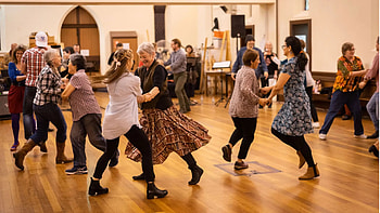 Twist Dance, Bush dance, Brunswick Uniting Church, Community event HD wallpaper