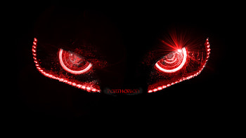 ... Badass Evil Robotic Eyes - without lines by porthorion HD wallpaper