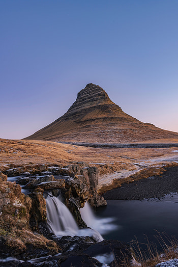 Iceland, Landscape, Nature, Rivers, Mountain, Waterfall HD phone wallpaper