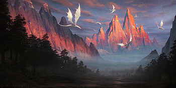 Trail Of The Dragons , dragon, artist, artwork, digital-art, artstation HD wallpaper