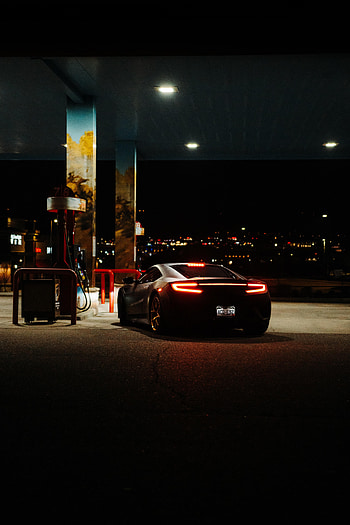 Cars, Lights, Car, Lanterns, Back View, Rear View, Refueling, Filling HD phone wallpaper