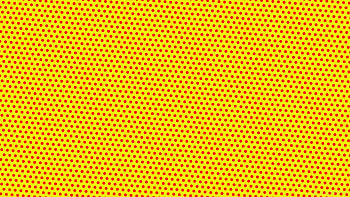 red polka hexagon yellow dots HD wallpaper