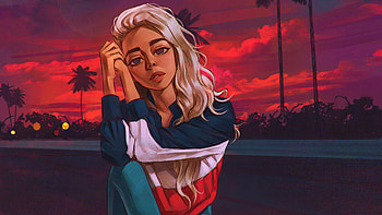 Summers End , alone, artist, artwork, digital-art, artstation HD wallpaper