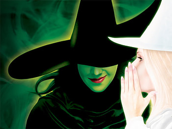 secrets of a good witch, white, whitch, green, evil, good HD wallpaper