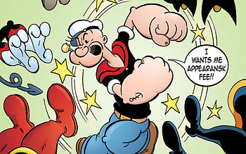 Popeye the Sailor Animation, Ate spinach, First comic book superhero HD wallpaper