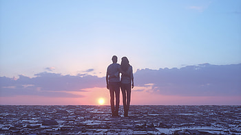 First Meet, love, couple, artist, artwork, digital-art, behance HD wallpaper