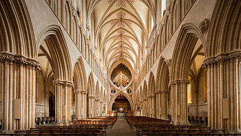 Wells Cathedral UK, architecture, united kingdom, wells cathedral, cathedral HD wallpaper