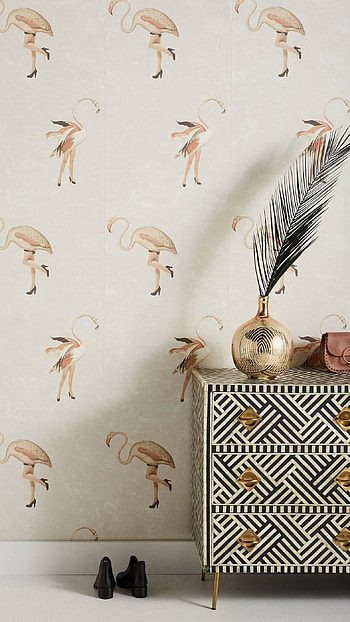 Anthropologie, Flamingo Bird HD phone wallpaper