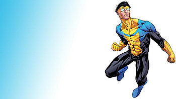 Invincible, Animated , Superpowered protagonist, Thrilling battles HD wallpaper