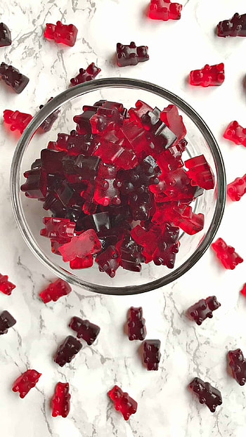Wine-infused, Gummy Bears HD phone wallpaper