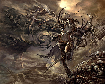 Fennecus, souls, fantasy, dark, demon HD wallpaper