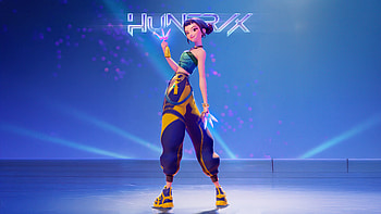 Neon K-Pop Demon Hunters —, KPop Demon Hunters, Zoey (KPop Demon Hunters) HD wallpaper