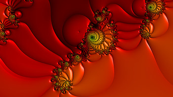 Trippy Fractal, digital, red, trippy, psychedelic, Abstract, fractal HD wallpaper