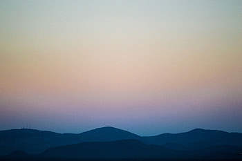 Nature, Sunset, Sky, Mountains, Horizon HD wallpaper