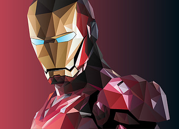 Iron Man Facets, iron-man, facets, artist, artwork, behance HD wallpaper