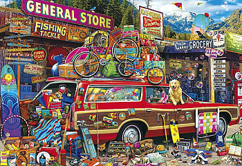 Family Vacation, digital, car, utensils, colors, store HD wallpaper