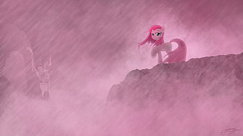 Pinkie in Storm, Storm, Friendship is Magic, My Little Pony, Pinkie Pie HD wallpaper