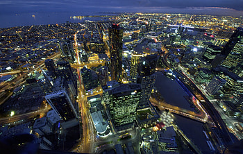 Cities, Building, Lights, Road, Night City, Australia HD wallpaper