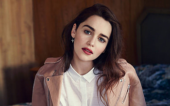 Emilia Clarke, Brunette girl, PC HD wallpaper