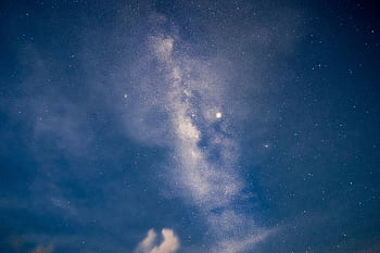 A captivating view of the Milky Way galaxy against a serene starry night background. HD wallpaper