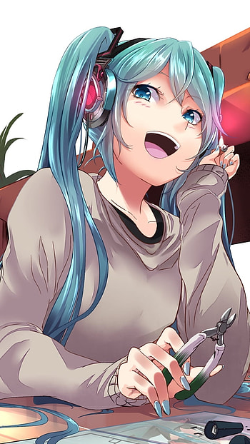 Hatsune Miku, Anime, Vocaloid HD phone wallpaper