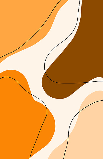 Orange, art, spoots HD phone wallpaper