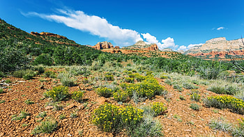 Sedona Arizona, clouds, landscapes, arizona, nature HD wallpaper