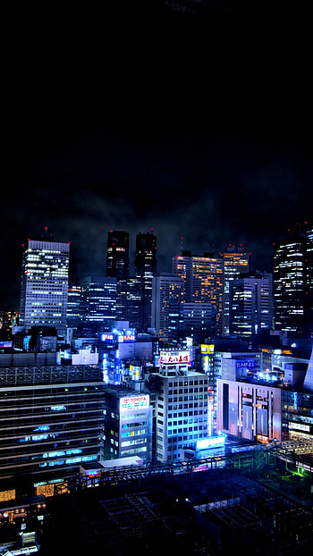 Japan Skyline, Travels, Tokyo at night, 7k U HD phone wallpaper